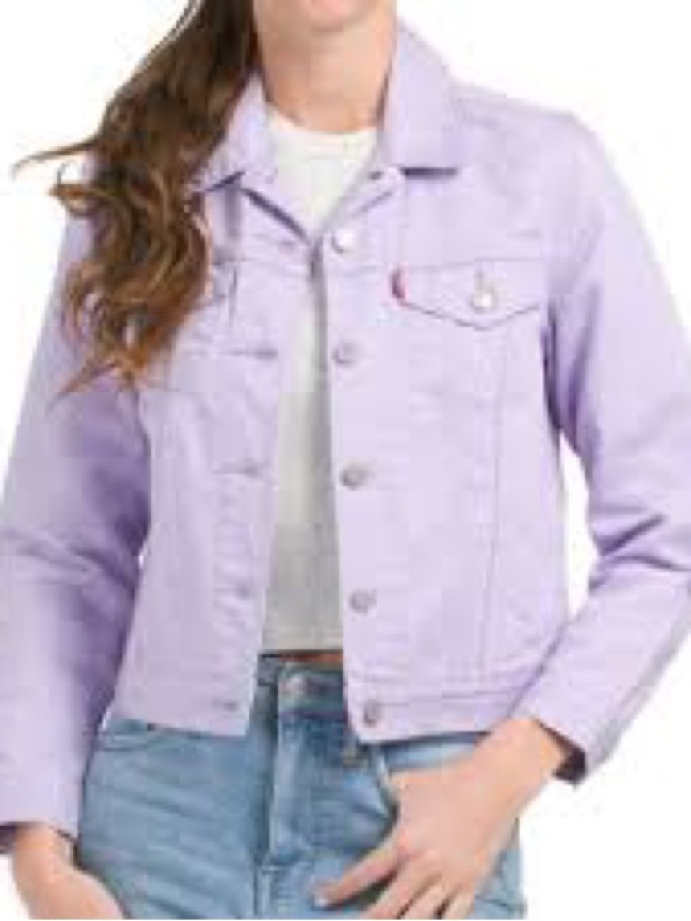 Levi's Lavender Denim Jacket